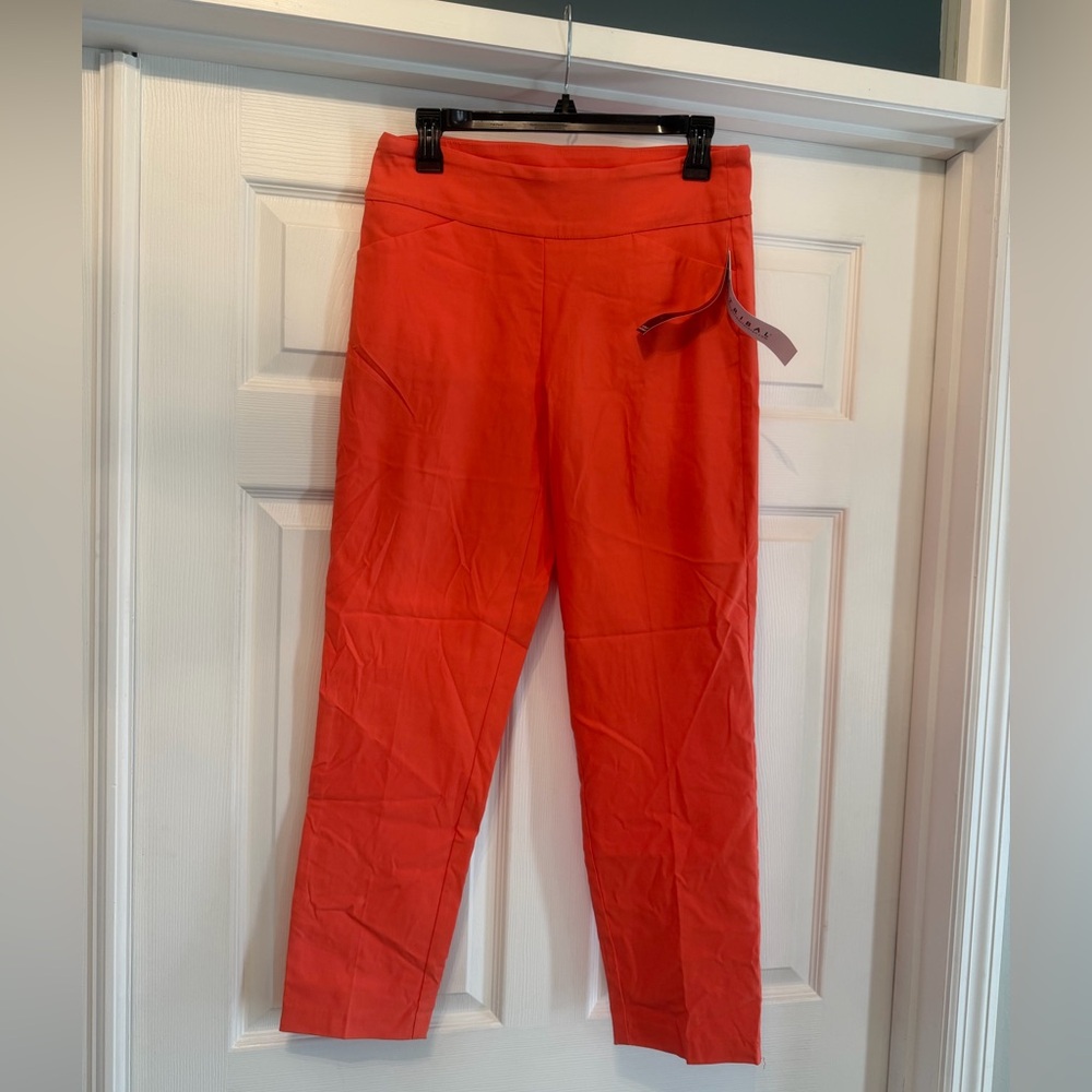 Tribal Bright Coral Red Women’s Pants